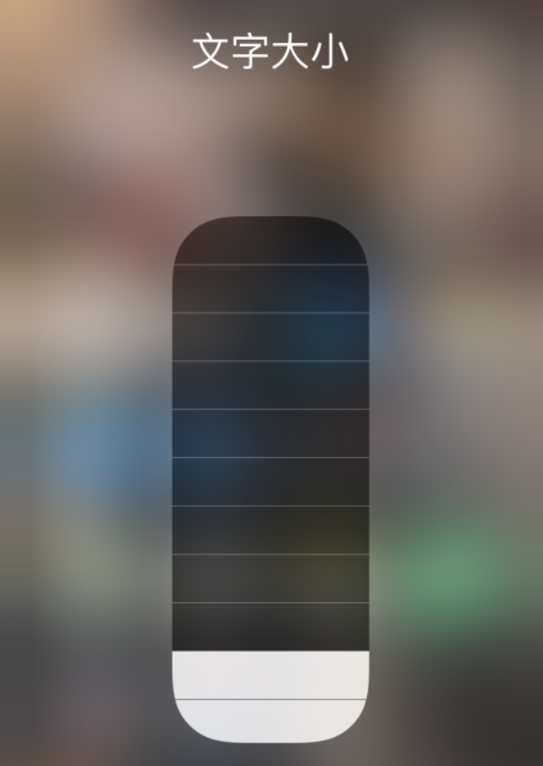 武江苹果手机维修分享小技巧：在 iPhone 控制中心快速调节字体大小 